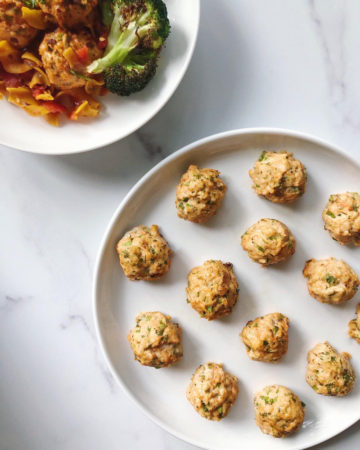 Italian-Inspired Chicken Meatballs