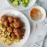 Added-sugar free BBQ meatballs. YUM!