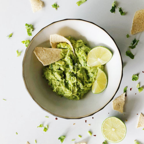 This simple guacamole is extremely addictive.