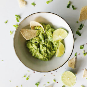 This simple guacamole is extremely addictive.