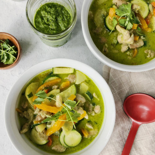 Delicious, warming, low FODMAP Thai Green Curry!